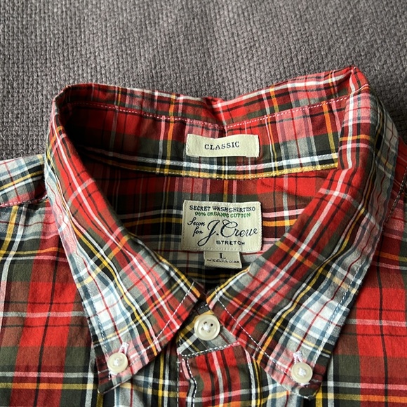 J.Crew Tartan Plaid Button Up - Picture 2 of 4